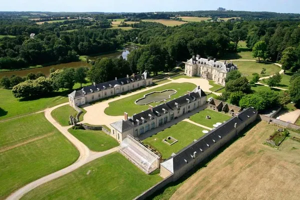 Domaine de kerguehennec-Vue aérienne